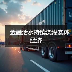 金融活水持续浇灌实体经济
