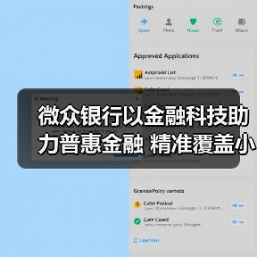 微众银行以金融科技助力普惠金融 精准覆盖小微企业 微众银行以金融科技助力普惠金融 精准覆盖小微企业
