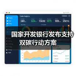 国家开发银行发布支持双碳行动方案