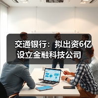 交通银行:拟出资6亿设立金融科技公司(图1) 交通银行:拟出资6亿设立金融科技公司(图1)