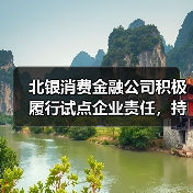 北银消费金融公司积极履行试点企业责任,持续探索金融服务新模式(图4) 北银消费金融公司积极履行试点企业责任,持续探索金融服务新模式(图4)