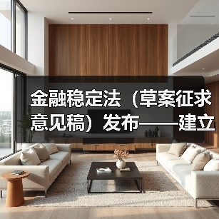 金融稳定法(草案征求意见稿)发布——建立长效机制维护金融稳定(图3) 金融稳定法(草案征求意见稿)发布——建立长效机制维护金融稳定(图3)