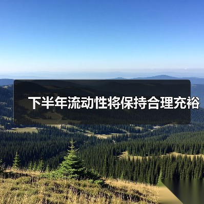 下半年流动性将保持合理充裕(图1) 下半年流动性将保持合理充裕(图1)