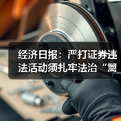 经济日报:严打证券违法活动须扎牢法治“篱笆”(图1) 经济日报:严打证券违法活动须扎牢法治“篱笆”(图1)