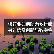 银行业如何助力乡村振兴？信贷创新与数字金融实践路径
