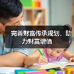 完善财富传承规划,助力财富增值(图1) 完善财富传承规划,助力财富增值(图1)