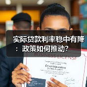实际贷款利率稳中有降:政策如何推动?(图1) 实际贷款利率稳中有降:政策如何推动?(图1)