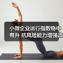 小微企业运行指数稳中有升 抗风险能力增强政策助推