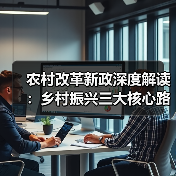 农村改革新政深度解读:乡村振兴三大核心路径揭秘(图3) 农村改革新政深度解读:乡村振兴三大核心路径揭秘(图3)
