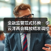 金融监管范式转换：李云泽两会释放精准调控信号