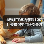 游戏ETF年内涨超100%!板块强势回暖引关注(图4) 游戏ETF年内涨超100%!板块强势回暖引关注(图4)