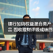 银行加码权益混合类产品 固收理财评级成绩回升(图1) 银行加码权益混合类产品 固收理财评级成绩回升(图1)