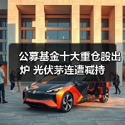 公募基金十大重仓股出炉 光伏茅连遭减持(图1) 公募基金十大重仓股出炉 光伏茅连遭减持(图1)