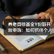 养老目标基金Y份额开放申购：如何抓住个人养老金投资机遇？