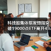 科技股集体爆发恒指突破19000点ETF高开4%信号明显?(图3) 科技股集体爆发恒指突破19000点ETF高开4%信号明显?(图3)