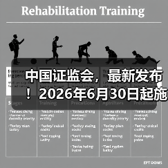 中国证监会,最新发布!2026年6月30日起施行(图1) 中国证监会,最新发布!2026年6月30日起施行(图1)