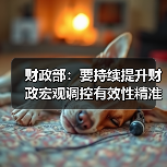 财政部:要持续提升财政宏观调控有效性精准性 支持扩大内需(图1) 财政部:要持续提升财政宏观调控有效性精准性 支持扩大内需(图1)