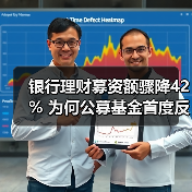 银行理财募资额骤降42% 为何公募基金首度反超存续规模?(图3) 银行理财募资额骤降42% 为何公募基金首度反超存续规模?(图3)