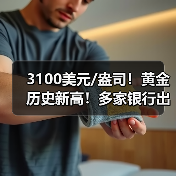 3100美元/盎司!黄金 历史新高!多家银行出手(图4) 3100美元/盎司!黄金 历史新高!多家银行出手(图4)