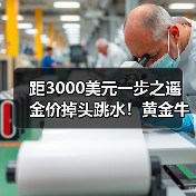 距3000美元一步之遥 金价掉头跳水!黄金牛市熄火?(图1) 距3000美元一步之遥 金价掉头跳水!黄金牛市熄火?(图1)