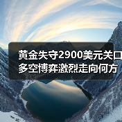 黄金失守2900美元关口 多空博弈激烈走向何方?(图3) 黄金失守2900美元关口 多空博弈激烈走向何方?(图3)