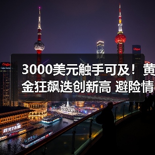 3000美元触手可及!黄金狂飙迭创新高 避险情绪下“金色风暴”袭来?(图3) 3000美元触手可及!黄金狂飙迭创新高 避险情绪下“金色风暴”袭来?(图3)