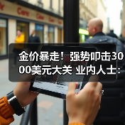金价暴走!强势叩击3000美元大关 业内人士:“长牛”仍存 谨防短期回落风险(图1) 金价暴走!强势叩击3000美元大关 业内人士:“长牛”仍存 谨防短期回落风险(图1)
