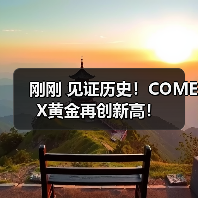 刚刚 见证历史！COMEX黄金再创新高！