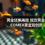 黄金狂飙再现 现货黄金、COMEX黄金双创历史新高 今年3000美元在望？（图1）