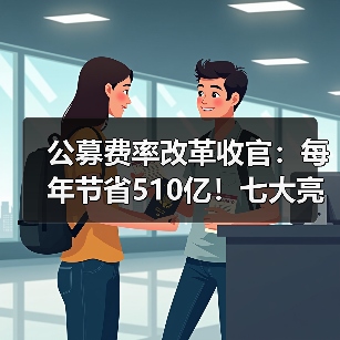 公募费率改革收官：每年节省510亿！七大亮点解析