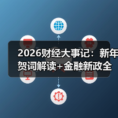 2026财经大事记:新年贺词解读+金融新政全梳理(图1) 2026财经大事记:新年贺词解读+金融新政全梳理(图1)