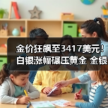 金价狂飙至3417美元!白银涨幅碾压黄金 金银比暗藏玄机(图2) 金价狂飙至3417美元!白银涨幅碾压黄金 金银比暗藏玄机(图2)