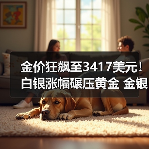 金价狂飙至3417美元!白银涨幅碾压黄金 金银比暗藏玄机(图3) 金价狂飙至3417美元!白银涨幅碾压黄金 金银比暗藏玄机(图3)