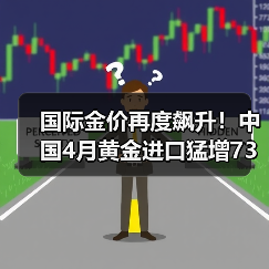 国际金价再度飙升!中国4月黄金进口猛增73% 买家归来引市场震动(图1) 国际金价再度飙升!中国4月黄金进口猛增73% 买家归来引市场震动(图1)