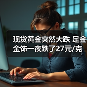 现货黄金突然大跌 足金金饰一夜跌了27元/克 上期所紧急公告!金价未来走势如何?(图4) 现货黄金突然大跌 足金金饰一夜跌了27元/克 上期所紧急公告!金价未来走势如何?(图4)