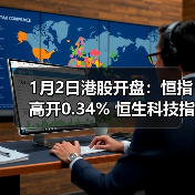 1月2日港股开盘:恒指高开0.34% 恒生科技指数高开0.58%(图2) 1月2日港股开盘:恒指高开0.34% 恒生科技指数高开0.58%(图2)