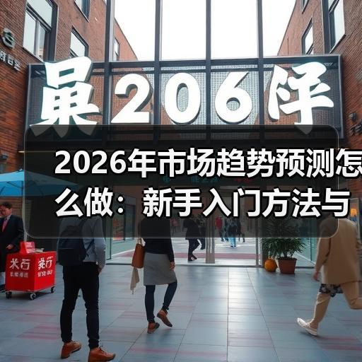 2026年市场趋势预测怎么做：新手入门方法与常见误区